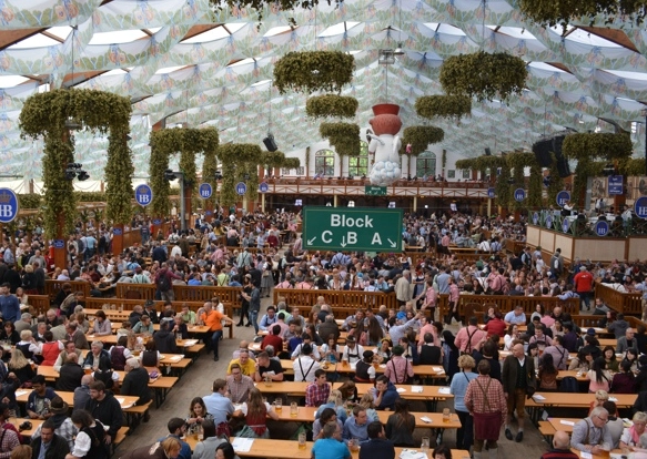 reserve Oktoberfest table