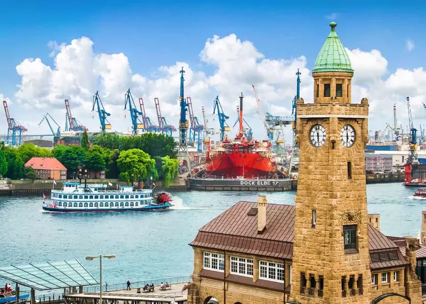 Hamburg port city