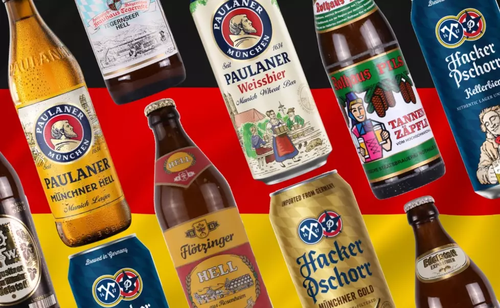 What are the six German beers?